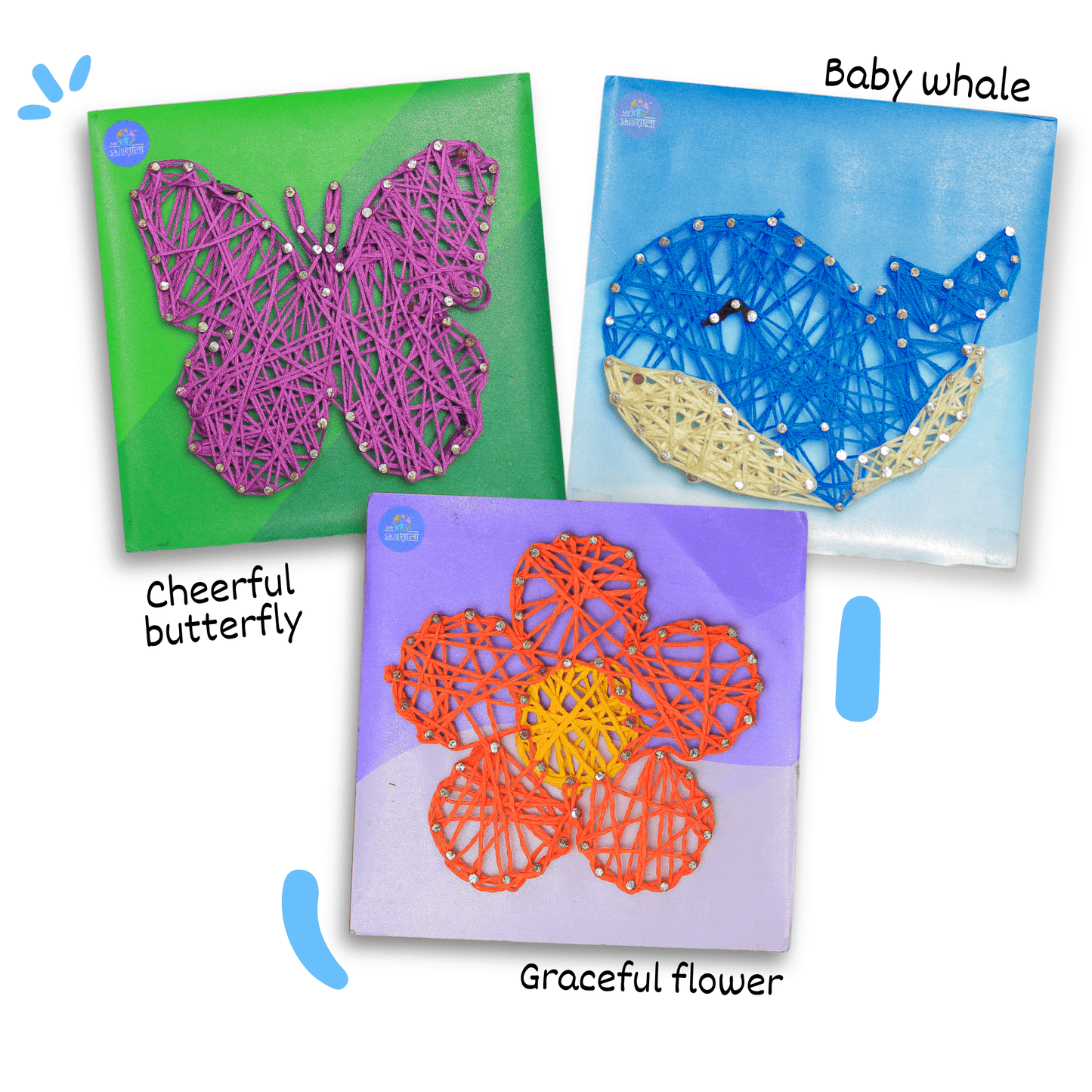 DIY String Art Kit for Kids β Creative Nail & Thread Craft Set - VibhutiCrafts