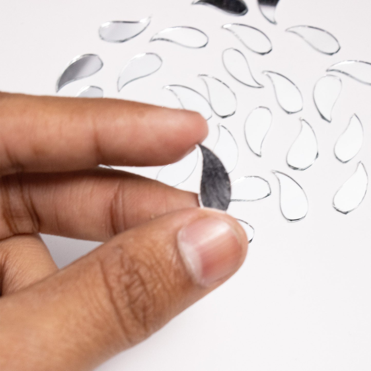 Fancy Shape Mirror Cutouts (16mm) - 490 Pieces - VibhutiCrafts