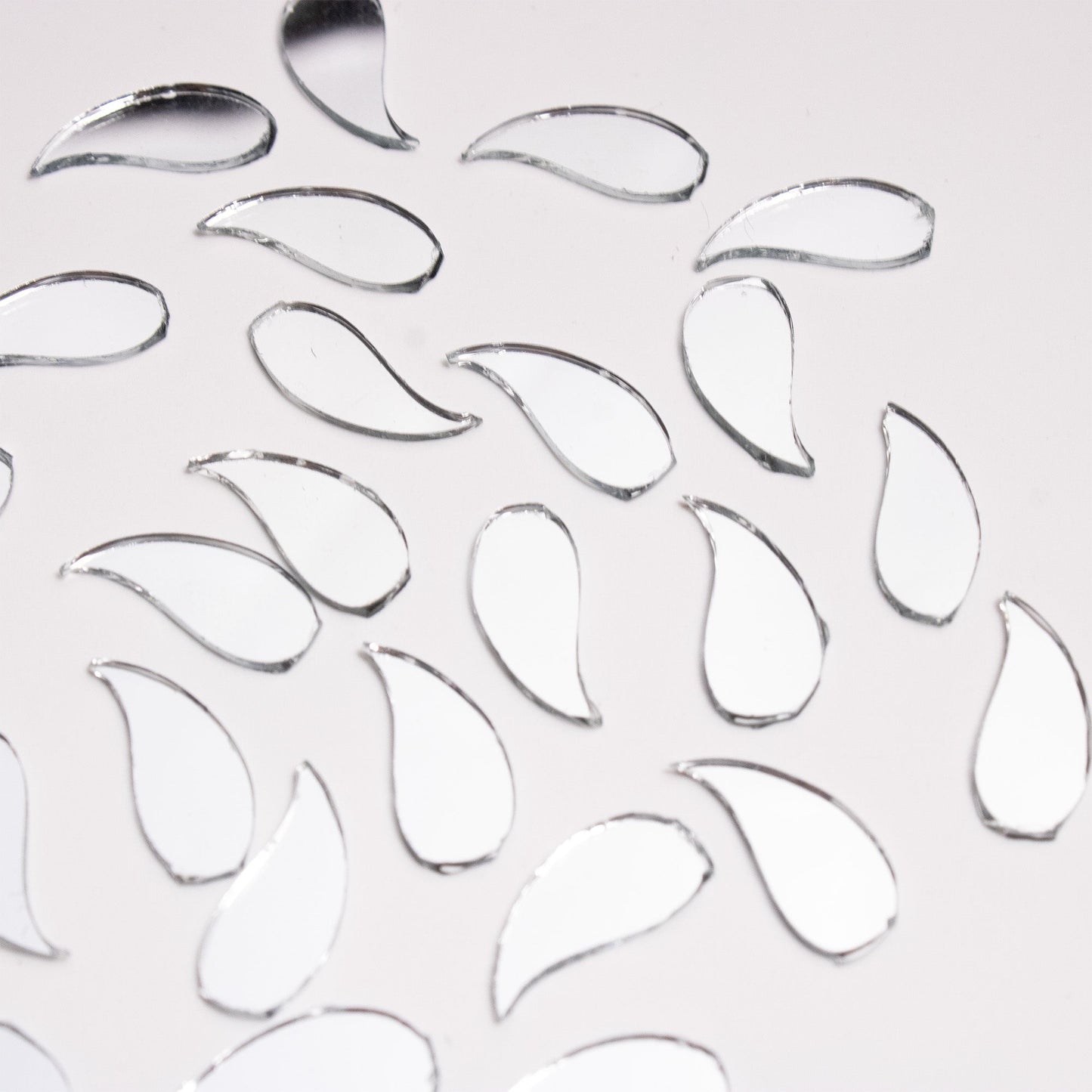 Fancy Shape Mirror Cutouts (16mm) - 490 Pieces - VibhutiCrafts