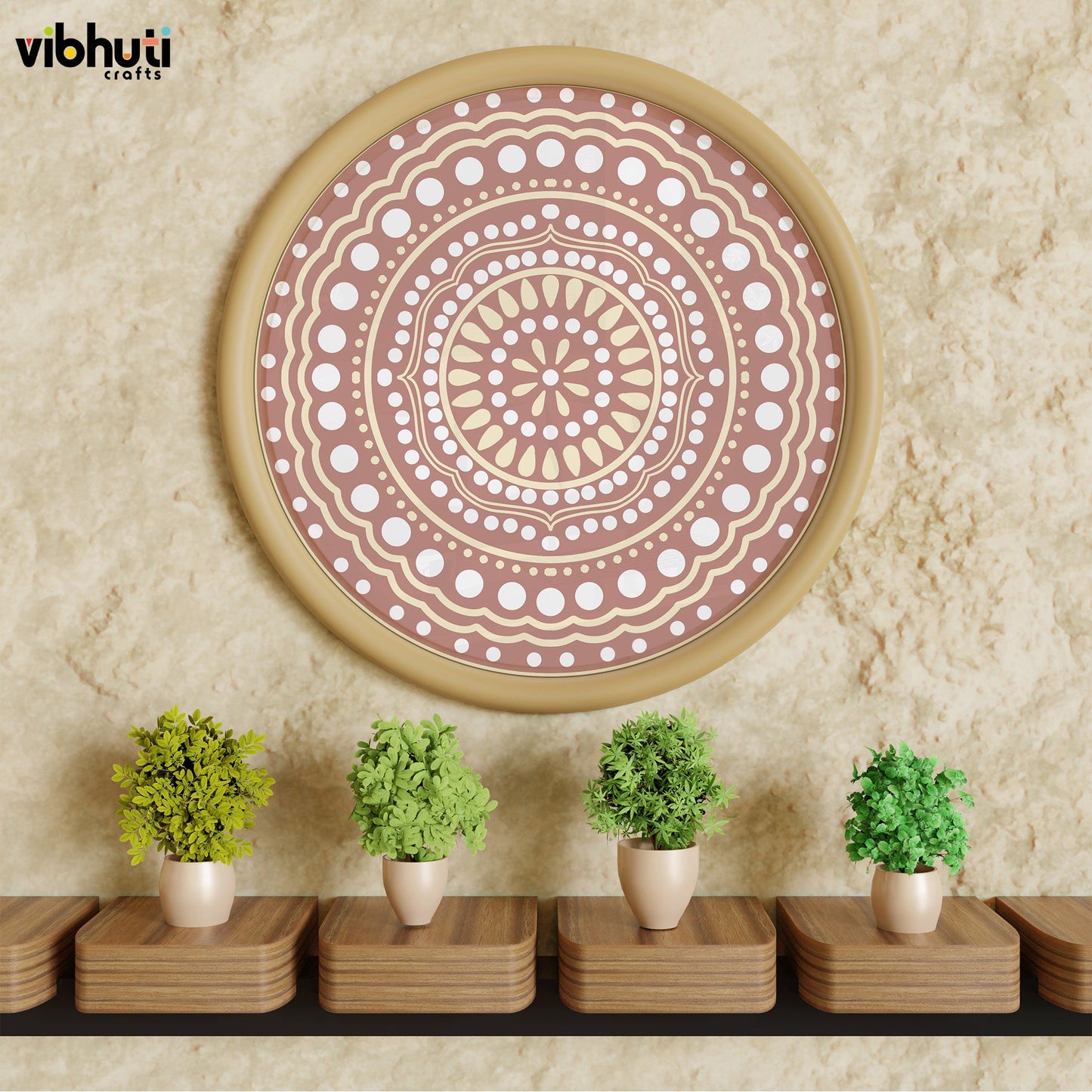 Round Shape Mirror Cutouts (12mm, 356 Pieces) - VibhutiCrafts