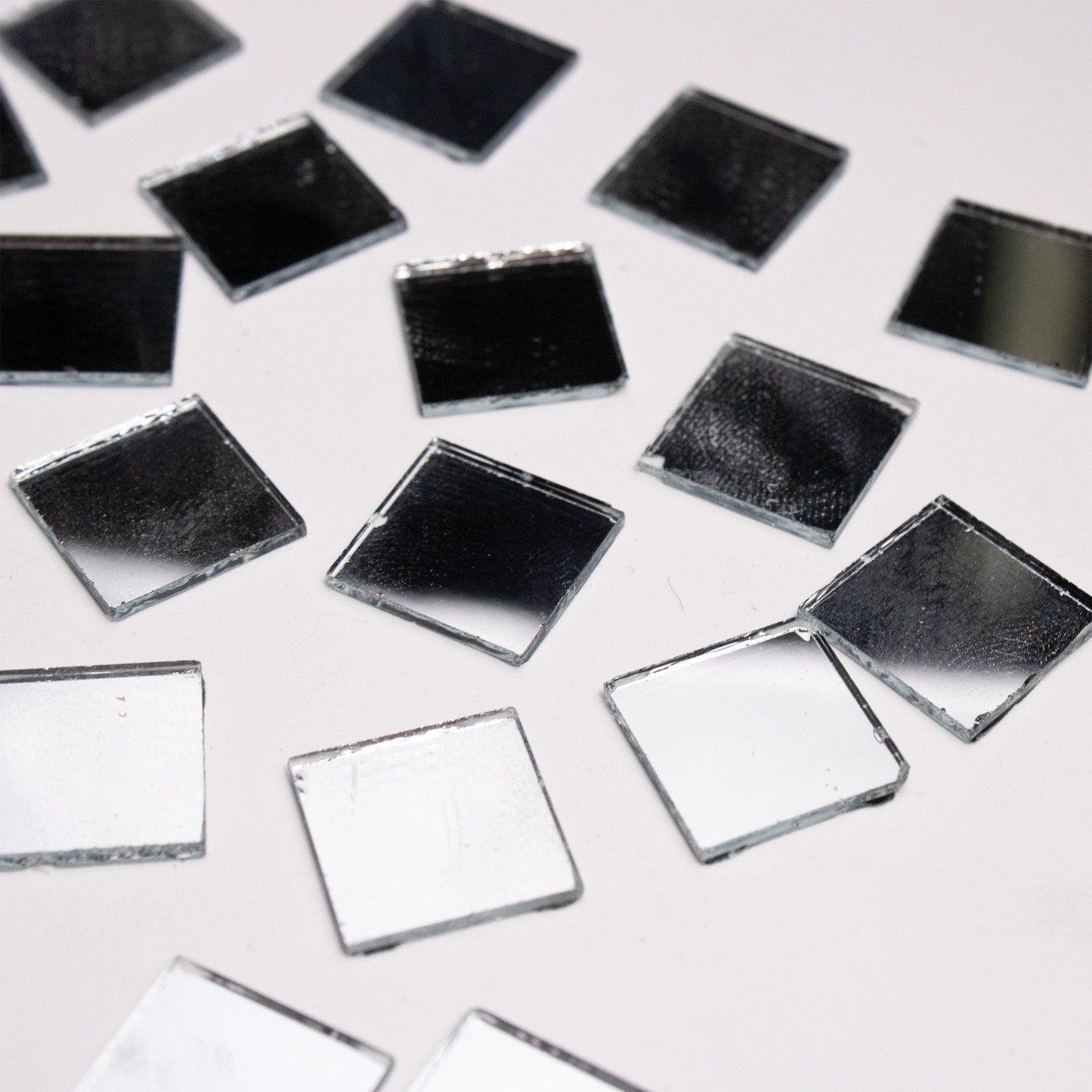 Square Shape Mirror Cutouts (13mm) – Pack of 220 Pieces - VibhutiCrafts