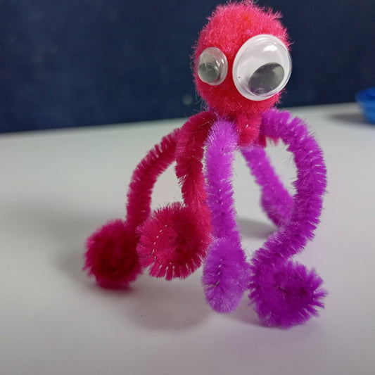 How to make a pipe cleaner Octopus within 6 steps - VibhutiCrafts