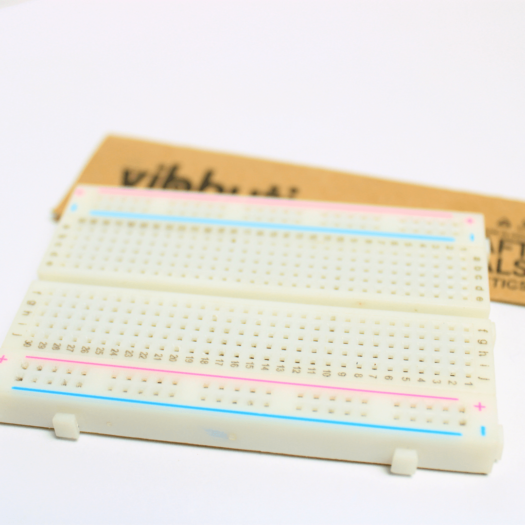 400 Points Solderless Breadboard - 1Pc - VibhutiCrafts