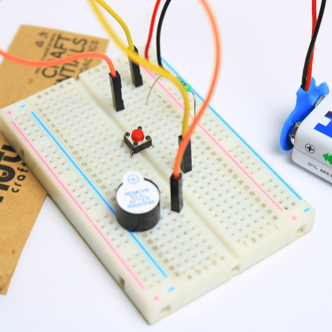 400 Points Solderless Breadboard - 1Pc - VibhutiCrafts