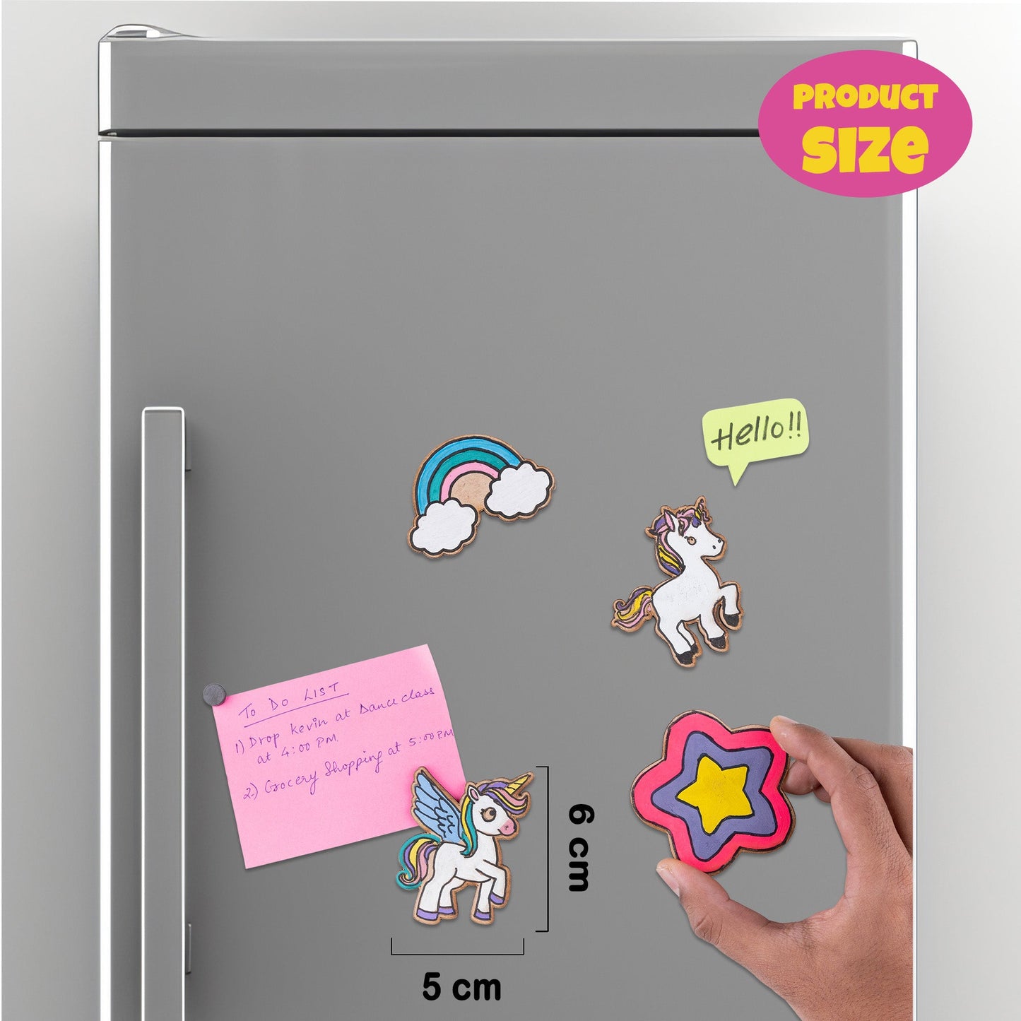 DIY Unicorn Fridge Magnet Painting Kit – Fun Craft Activity for Kids - VibhutiCrafts