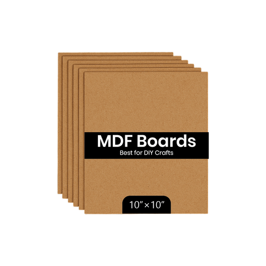 MDF Boards (10 x 10 inch, Pack of 6) - VibhutiCrafts