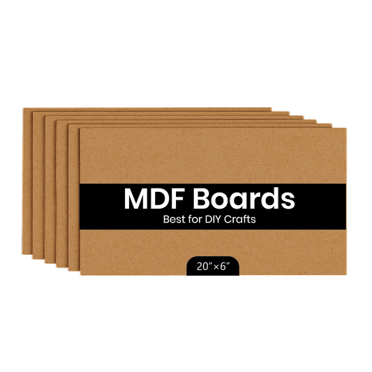 MDF Boards (20 x 6 inch, Pack of 6) - VibhutiCrafts