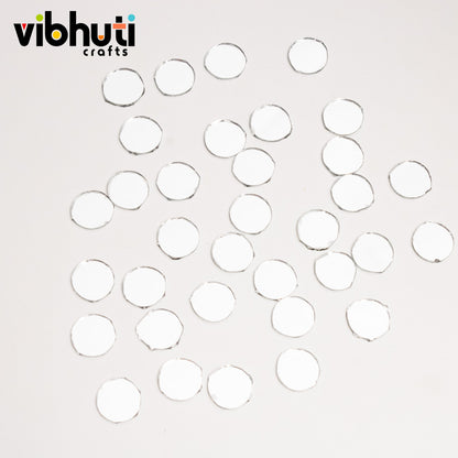 Round Shape Mirror Cutouts (10mm, 476 Pieces) - VibhutiCrafts
