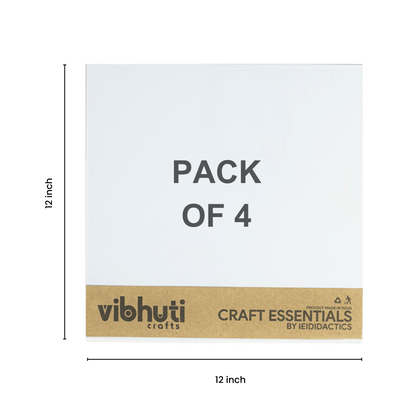 Sunboard (12x12 Inches, 3mm – Pack of 4) - VibhutiCrafts