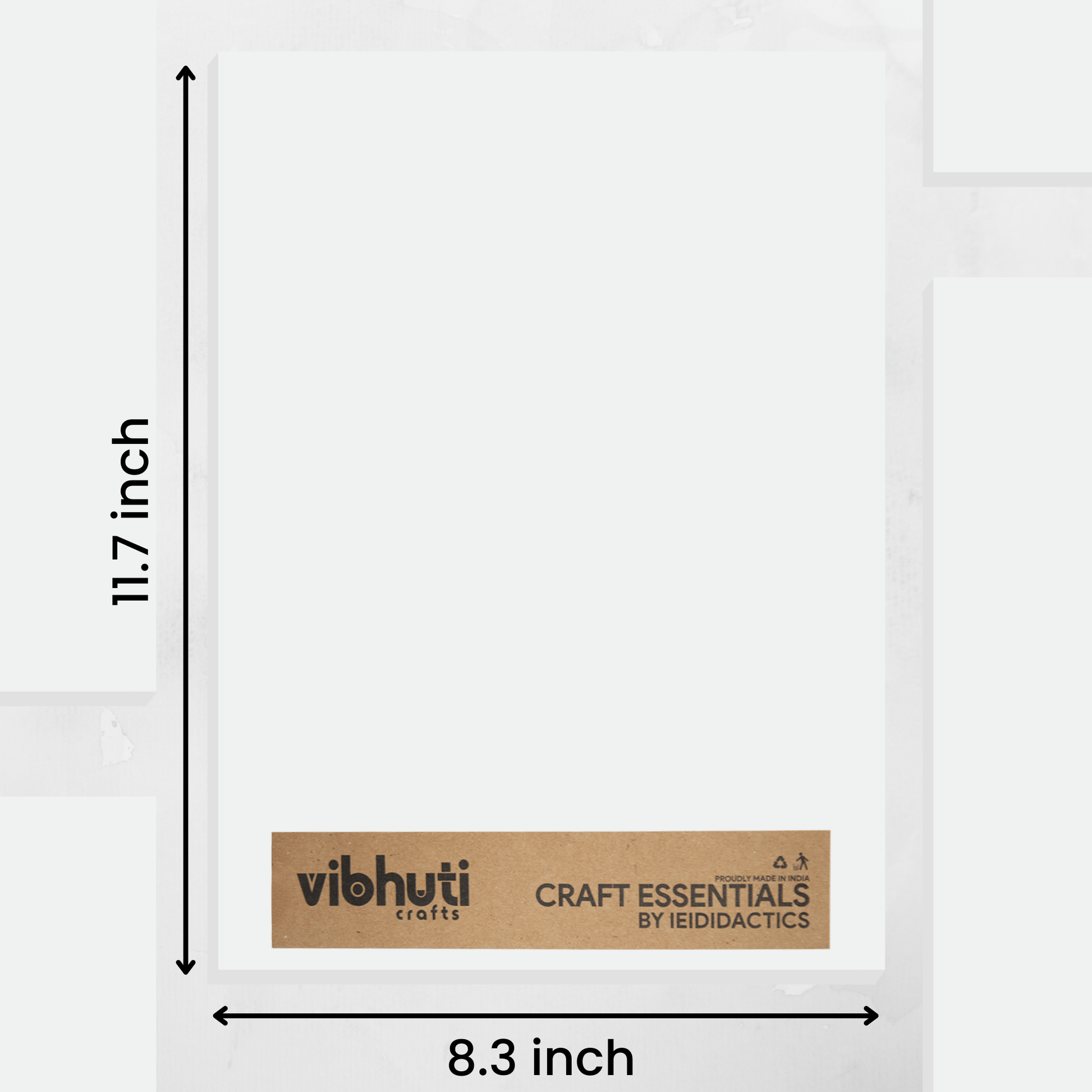 Sunboard (A4, 3mm – Pack of 5) – Lightweight & Versatile for Craft, Signage & DIY - VibhutiCrafts