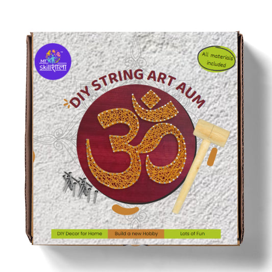 Vibhuti Crafts String Art Aum Kit - MySkillShaala