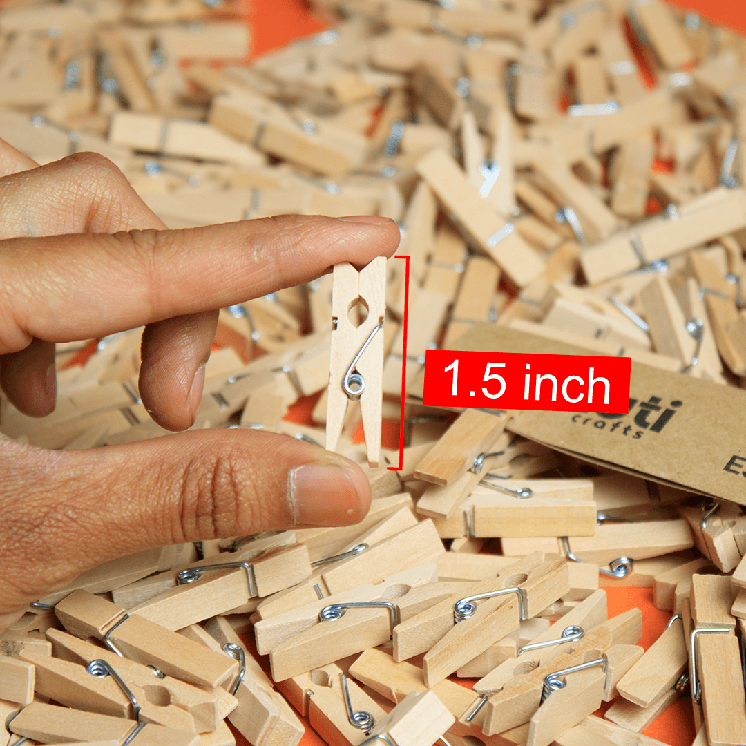 1.5 inch Wooden Pegs Pack of 20 - MySkillShaala