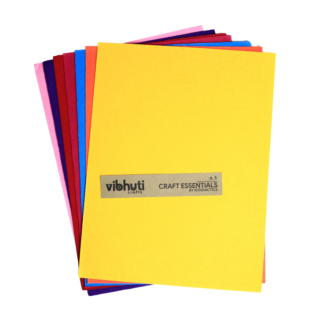 Felt Sheet - A3 (Pack of 10, Assorted Color) - MySkillShaala