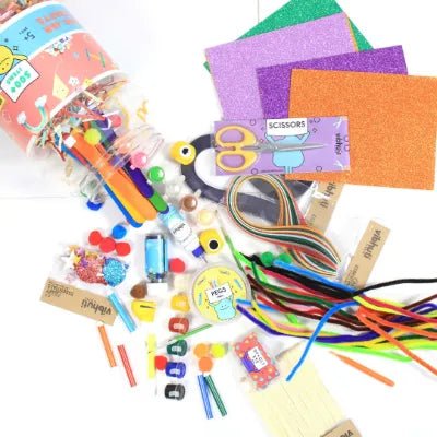 Jumbo Craft Jar - 500+ Crafts Materials All in One Jumbo Size - MySkillShaala