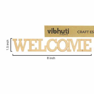 MDF Cutout - WELCOME - MySkillShaala