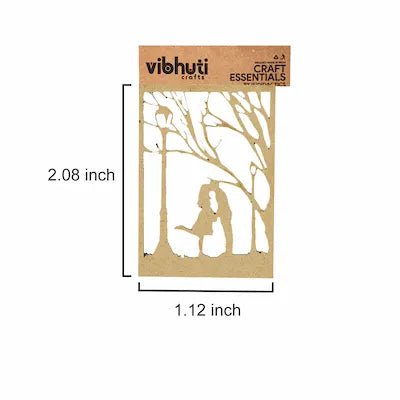 MDF Shaped Cutout - Couple (3mm) - MySkillShaala